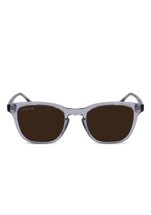 Lacoste logo-print sunglasses - Grey