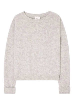 American Vintage Vitow ribbed boat-neck sweater - Grey