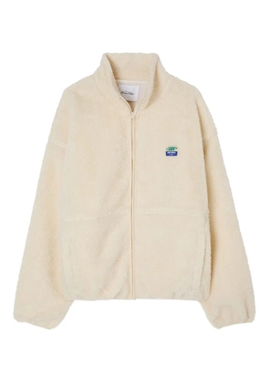 American Vintage hoktown zip logo jacket - Neutrals