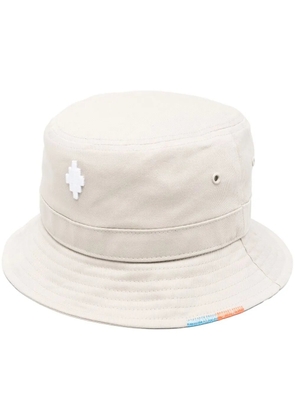 COUNTY OF MILAN logo-patch bucket hat - Neutrals