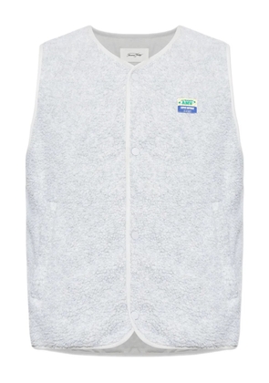 American Vintage button-fastening fleece gilet - Grey