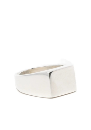 CC-Steding signet band ring - Silver