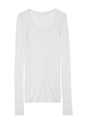 American Vintage massachusetts long-sleeve top - Grey