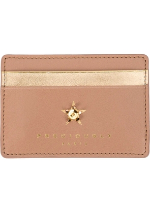 Preciously star embellished cardholder - Neutrals