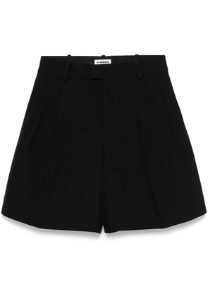 Jil Sander double cotton shorts - Black