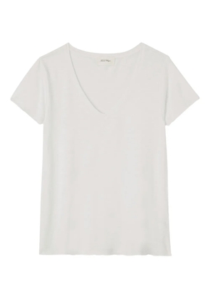 American Vintage short-sleeve V-neck T-shirt - White