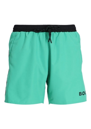 BOSS drawstring swim shorts - Green