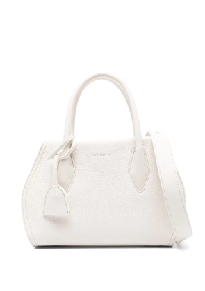 Coccinelle small Lord tote bag - White