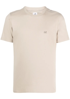 C.P. Company Goggle cotton T-shirt - Neutrals