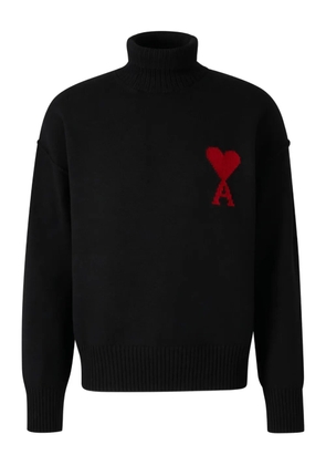 AMI Paris high-neck sweater - Black
