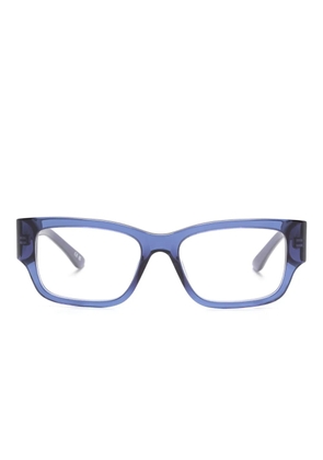 Balenciaga Eyewear rectangle-frame glasses - Blue