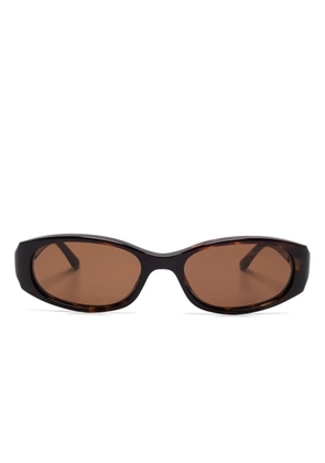 Chimi oval-frame sunglasses - Brown