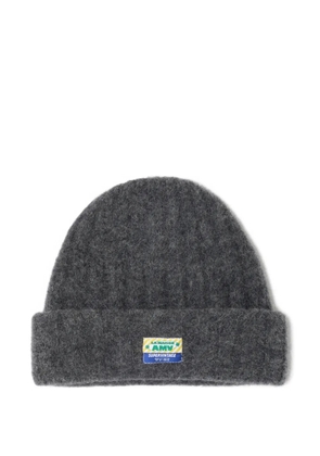 American Vintage Vitow ribbed-knit beanie hat - Grey