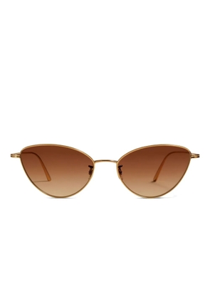 KHAITE cat-eye sunglasses - Gold