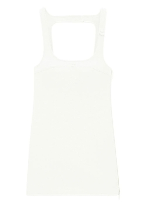 Courrèges Re-Edition vinyl mini dress - White