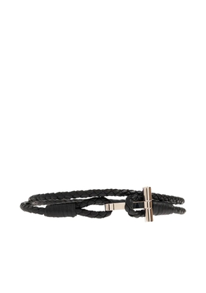 TOM FORD braided-design t-bar bracelet - Silver