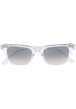 Ray-Ban polarised rectangular frame sunglasses - Neutrals