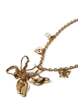 TWINSET flower charm necklace - Gold