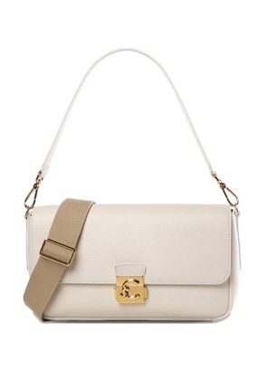 Coccinelle turnlock shoulder bag - Neutrals