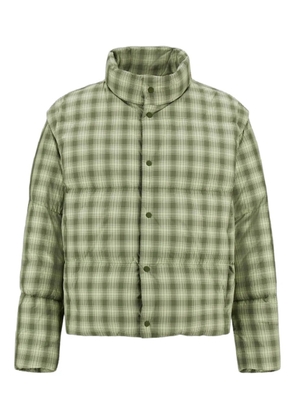 Herno checked padded jacket - Green