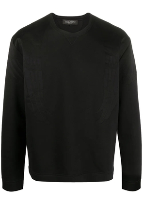 Valentino Garavani Rockstud Eagle crewneck sweatshirt - Black