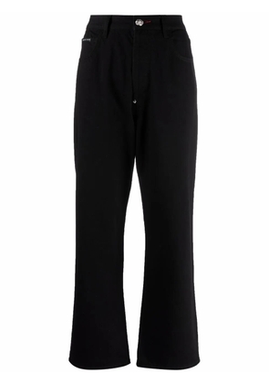 Philipp Plein Iconic Plein loose-fit jeans - Black