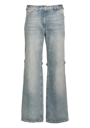 Courrèges high-rise wide-leg jeans - Blue