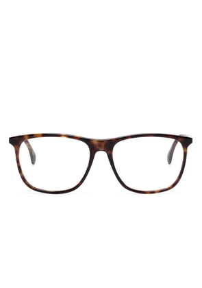 Gucci Eyewear rectangle-frame glasses - Brown