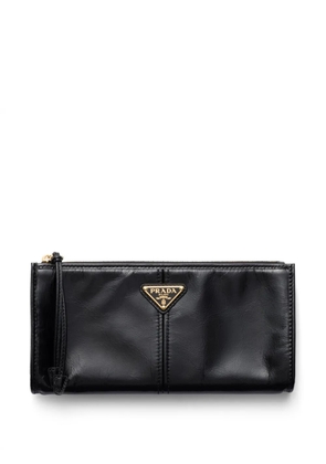 Prada leather pouch bag - Black