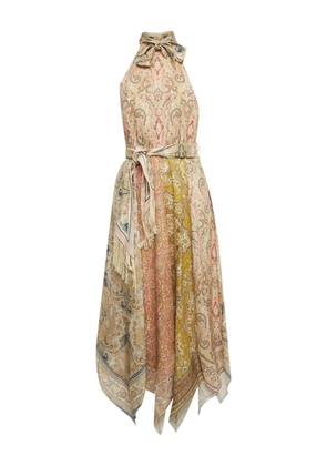 ZIMMERMANN tie-waist dress - Neutrals