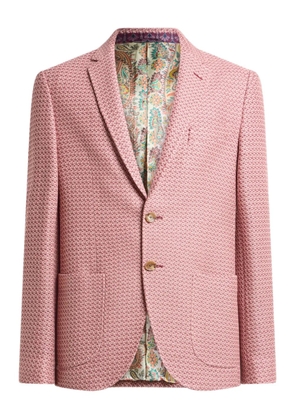 ETRO cotton jersey blazer - Pink