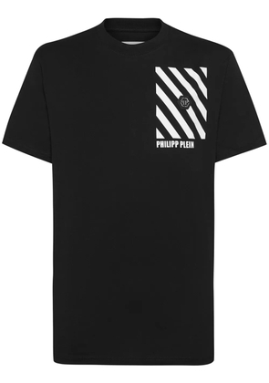 Philipp Plein Rainbow Stripes T-shirt - Black