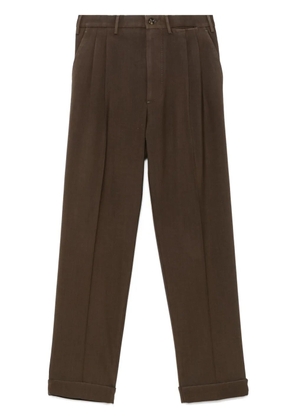 Dell'oglio tapered trousers - Brown