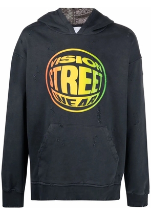 Alchemist ripped-detail hoodie - Grey