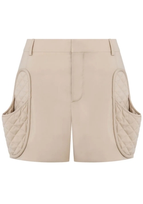 Moschino virgin wool shorts - Neutrals