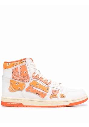 AMIRI Skel-Top Hi Bandana high-top sneakers - White