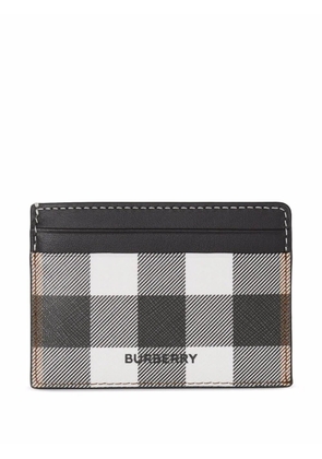 Burberry check-print cardholder - Brown