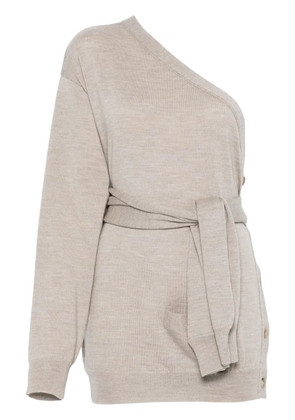 Moschino virgin wool sweater - Brown