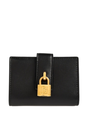 Balmain padlock-detail wallet - Black