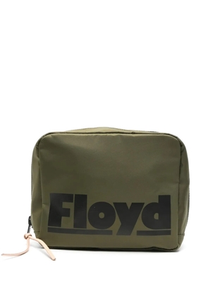 Floyd logo-print wash bag - Green