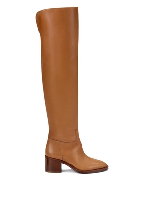 Ralph Lauren Collection 55mm Barnet leather knee-high boots - Brown