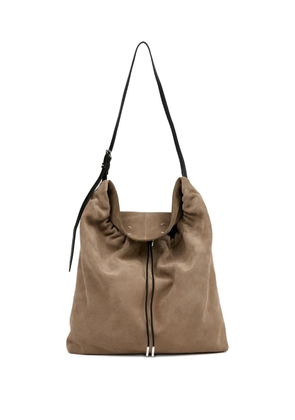 Maison Margiela drawstring leather bucket bag - Neutrals