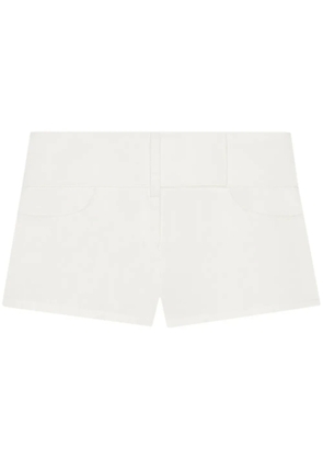 Courrèges belted shorts - White