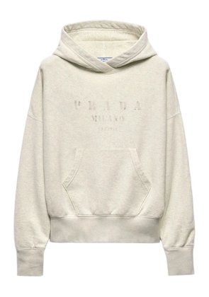 Prada jersey hoodie - Neutrals