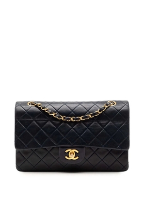 CHANEL Pre-Owned 1989-1991 Medium Classic Lambskin Double Flap shoulder bag - Blue