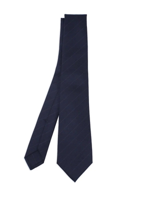Kiton striped tie - Blue