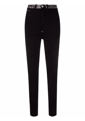 Philipp Plein high-waist jeggings - Black
