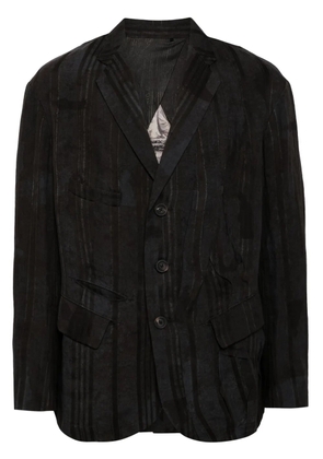 Ziggy Chen asymmetric blazer - Blue