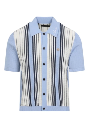 AMIRI crochet mesh shirt - Blue