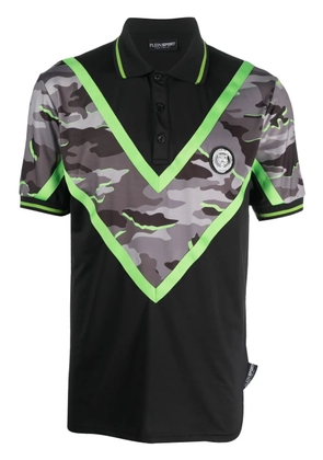 Plein Sport Amazon Edition cotton polo shirt - Black
